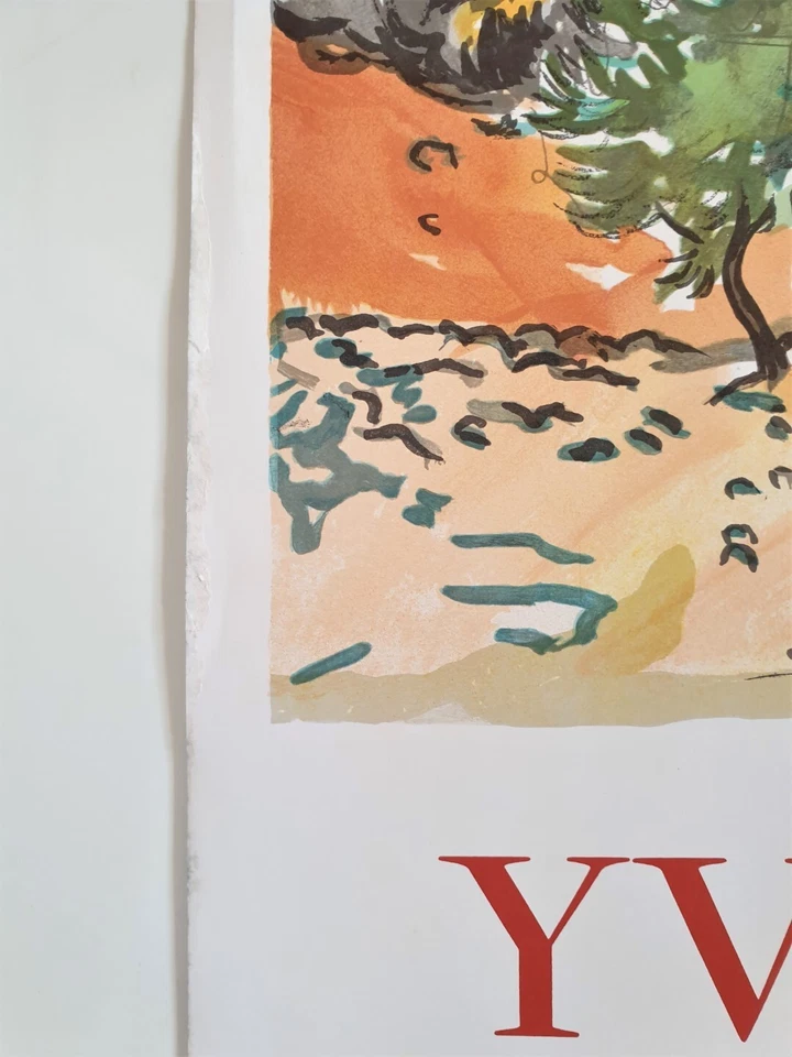 Affiche YVES BRAYER 1981 Exposition Galerie Christiane Vallé - Photo 3/4