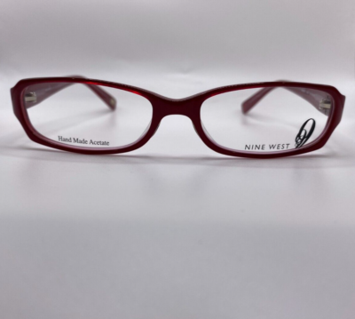 Nine West NW9043 NKK Burgundy Red Plastic Eyeglasses Frame  display picture 1