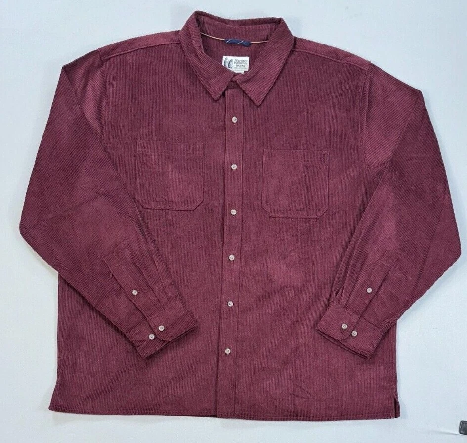 Men's Marmot XXL Aylesbury Corduroy Long Sleeve Shirt