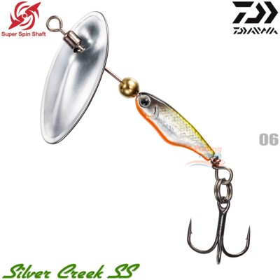 Daiwa SILVER CREEK Spinner  SS 6.5 g Body 45 mm Blade 30 mm Spinner Assorted