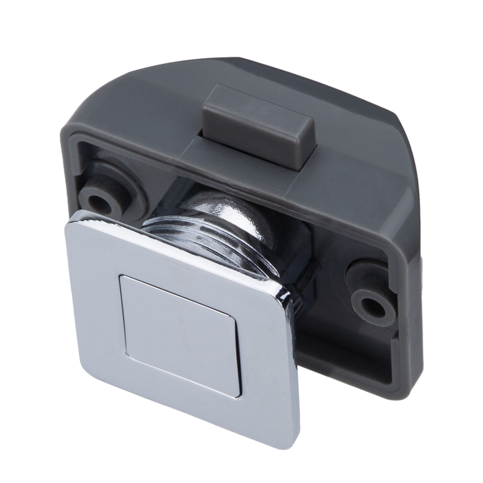 5-20x Push Button Catch Locks Latch Knobs Drawer Cupboard Cabinet Door Campervan