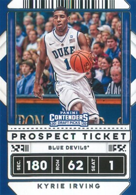 Kyrie Irving 2020-21 Contenders Draft Picks Prospect Ticket Card