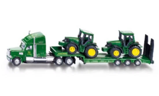 Siku Tieflader mit John Deere Traktoren - Bild 1 von 1