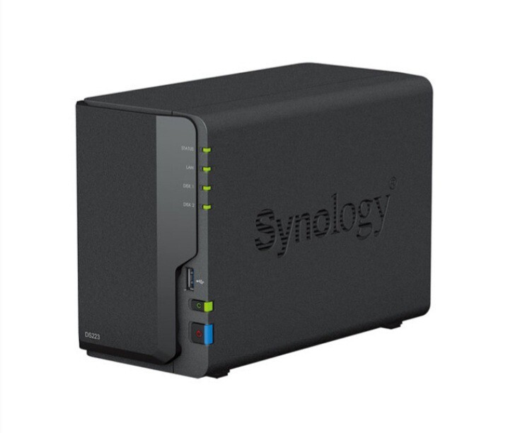 Synology Disk Station DS223 - NAS server - 2 bays - SATA 6Gb/s - RAID 0,