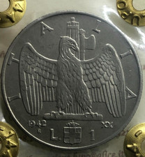 1 LIRA  IMPERO  FDC 1942 PERIZIA