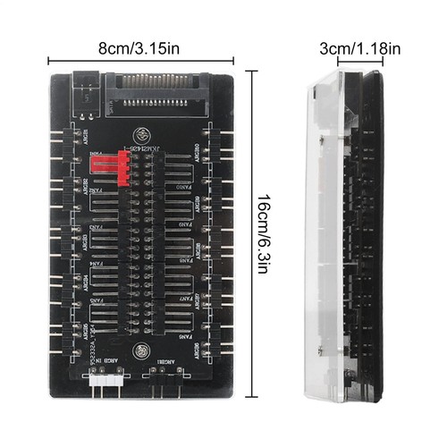 Magnetic Type 2-in-1 Fan 5V3-pin ARGB 1 Minute 10PWM Temperature Control Speed C - 第 5/10 張圖片