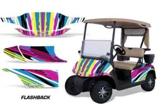 Golf Cart Graphics Decals Stickers for E-Z-GO TXT 1994-2013 Flashback