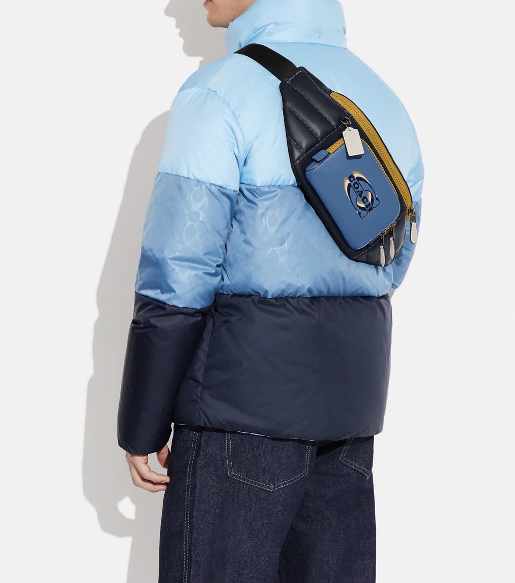 ショルダーバッグ COACH TRACK BELT BAG WITH QUILTING AND COACH STAMP Coach Men Track Belt With Quilting And Coach Stamp Bag | eBay