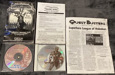 Dark Sun: Wake Of The Ravager & Shattered Lands PC-CD w/ Manual & QuestBusters