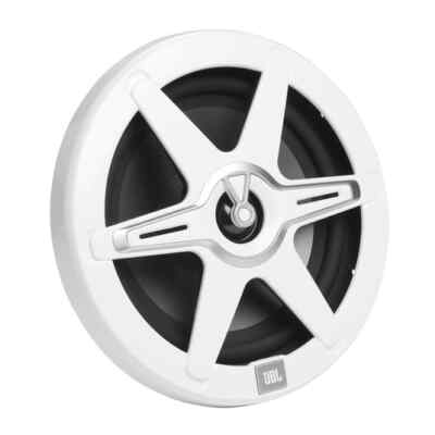 JBL CLUB-82 8'' Marine Audio Speakers, Pair, 150W   White/Gray Grills