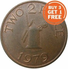GUERNSEY 2P TWO PENCE 1971 TO 2012 CHOICE OF DATE