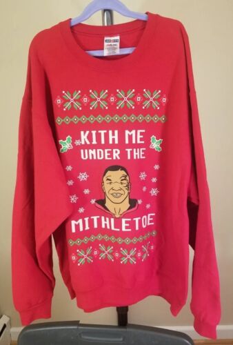Mike Tyson Vintage Red Mike Tyson Christmas Large 