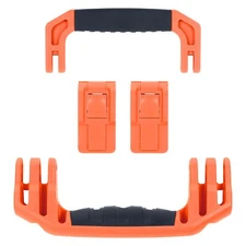 Orange Pelican 1535 Push Button Latches & Handles Set