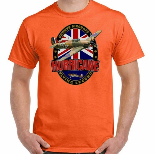 CAMISETA HAWKER HURRICANE Flying Legend Batalla de Gran Bretaña RAF Segunda Guerra Mundial - Imagen 20 de 27