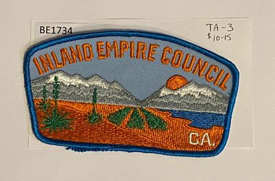 Boy Scout California Inland Empire CSP TA-3