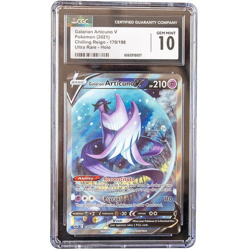 Galarian Articuno V graded CGC 10 for sale on eBay