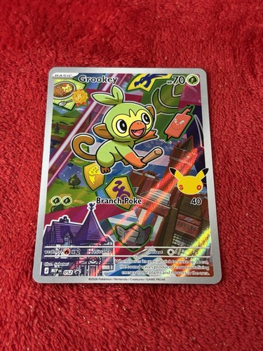 Grookey 052 Me: Mega Evolution Promo Holo Pokémon Card Near Mint