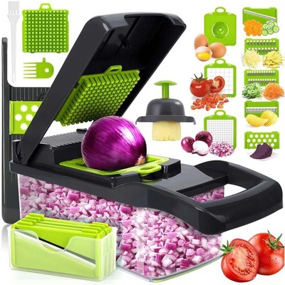Multischneider Gemüseschneider Gemüsehobel Zerkleinerer Slicer Dicer Zwiebel Neu