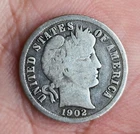 Silver Coin DIME - 10 CENTS 1902 F/VF-