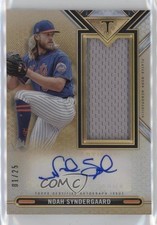 2021 Triple Threads Single Jumbo Relics Gold 1/25 Noah Syndergaard Auto 09su