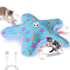 Interactive Cat Toys for Indoor Cats - Moving Feathers, Engaging Playtime Fun