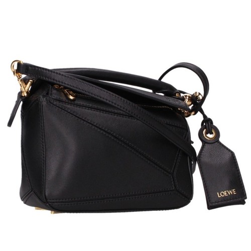 Loewe Featherlite Puzzle Bag Mini Featherlight Napalamskin shoulder ladies' Used