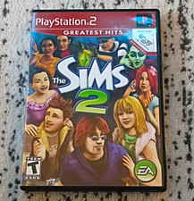 EA The Sims 2 Greatest Hits (Sony PlayStation 2, 2005) NTSC T Case & Manual