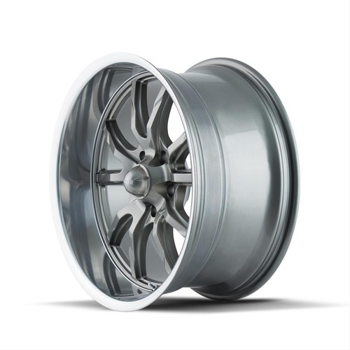 Ridler 650-7865G Wheel, RIDLER 650 GREY/POLISHED LIP 17X8 5-114.3 0mm 83.82mm - Picture 3 of 4