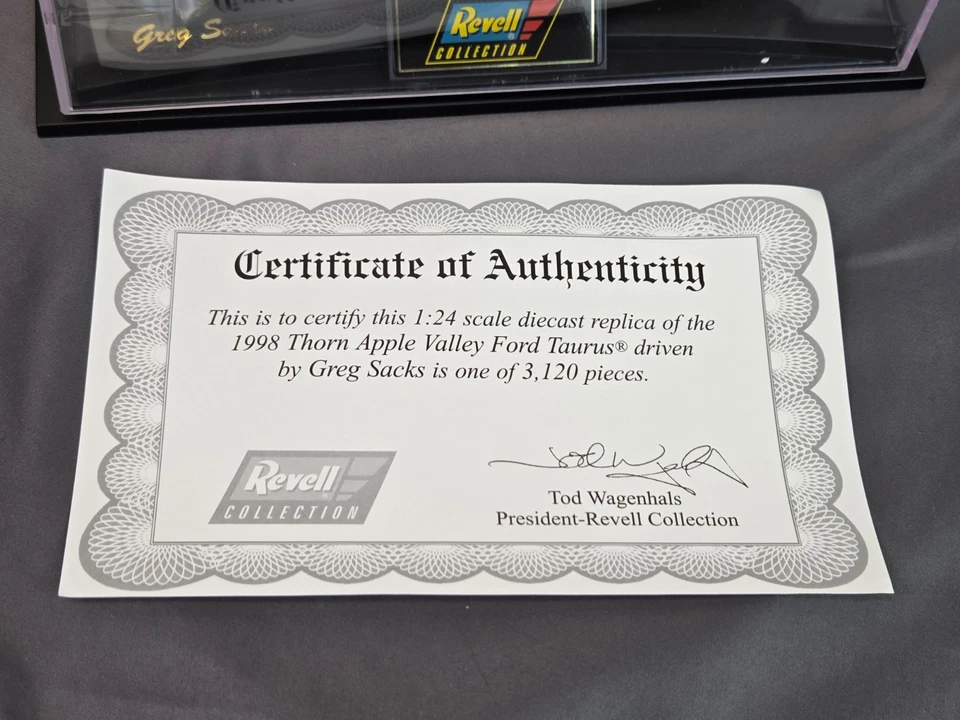 2 coches diecast de acción/revell 1:24 THORN APPLE VALLEY 1998 SACOS RICH BICKLE GREG Foto 4 de 4