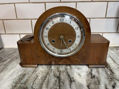 Anvil 8 Day Striking Chiming Mantle Clock Made In England - Works - Video