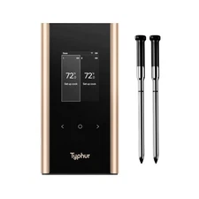 Typhur Sync Gold Dual Wireless Thermometer with 2 Probes & Smart Base Model WT05