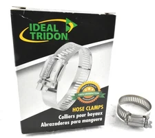 Ideal Tridon 5X445 1 3/4" Size 20 Hose Clamp Qty 10