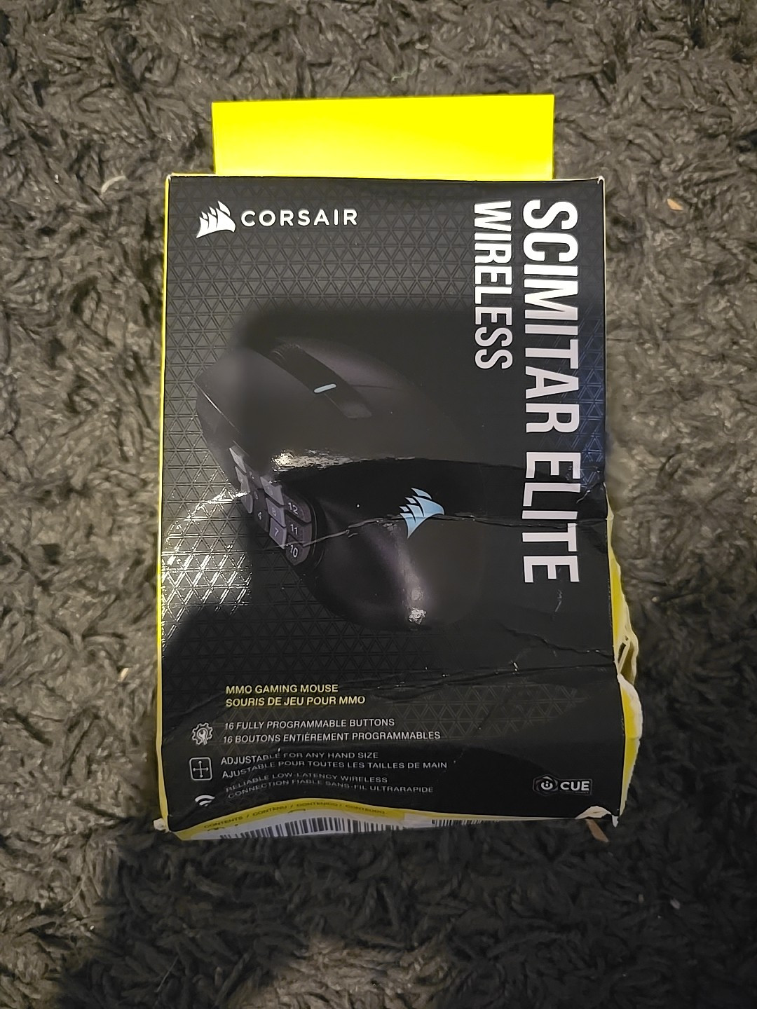 NEW Corsair Scimitar Elite Wireless Gaming Mouse RGB MMO 18000 DPI