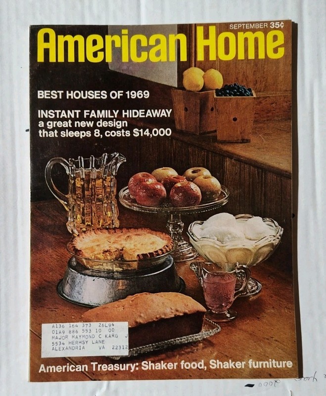 Vintage American Home Magazine September 1969 Best Houses of 1969 Issue