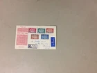 Israel 1948 registered fdc with set of five stamps