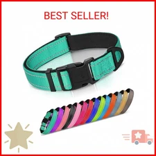 Joytale Reflective Dog Collar,Soft Neoprene Padded Breathable Nylon Pet Collar A