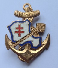 Vends Insigne Bataillon d' Infanterie de Marine TAHITI