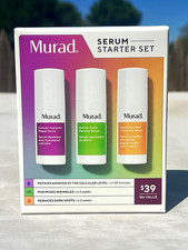 Murad Serum Starter Set 3pc Retinol Dark Spot Hydration 0.33 oz ea NEW