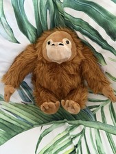 New Long Arms Orangutan 12  Plush Brown With Heart On Foot Brand New With Tags