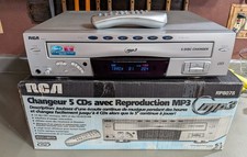 2001 Vintage Rca Rp8078 5-Disc Cd Changer With Original Box And Remote, Works