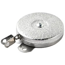 Key-Bak Retractable Tether, Chrome, Stainless Steel Chain, Chrome Texture