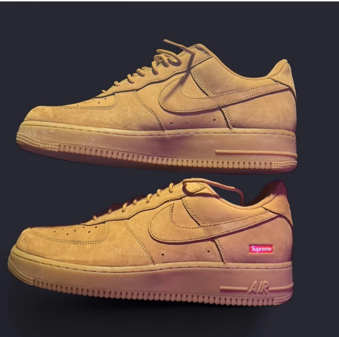 Nike Air Force 1 Low SP x Supreme Wheat 2021 - DN1555-200