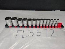 Snap On Fss Series 13 Pc 38 Dr Sae 6 Pt 14-1 Semi-deep Socket Set Wholder