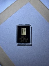 1/200oz Germania Mint 9999 fine gold bar