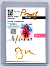 Sonia Citron Art Card Limited 1/1 Proof John Rudolph Signed Mystics CB