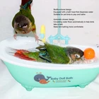Bird Bathtub Sturdy Multifunctional Shower For Birds Plastic Excellent