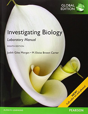 Investigating Biology Lab Manual, Global Edition - Paperback NEW Jane B. Reece (