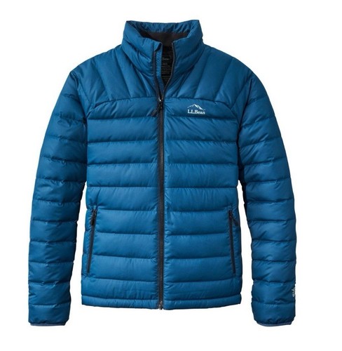 LL Bean Men's Bean's Down Jacket NEW Medium Dark Marine Blue Reg Fit w/DownTek™ - Picture 1 of 3