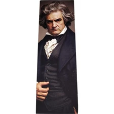 🎵 Beethoven’s Resolve Bookmark - Digital Photo Image Art