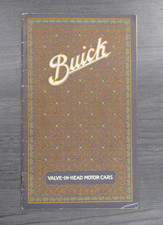 Original 1918 Buick Valve-in-head Sales Catalog Advertising Brochure Original 1918 Buick Valve-in-head Sales Catalog Advertising Brochure